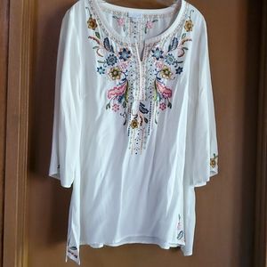 J. Jill Embroidered Tunic